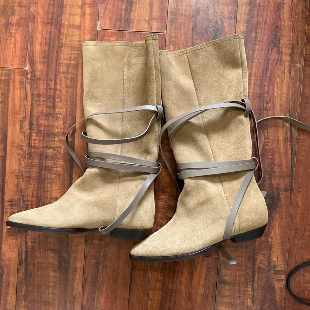 isabel marant suede boots